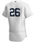 Фото #2 товара Men's DJ LeMahieu White, Navy New York Yankees Home Authentic Player Jersey