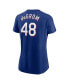 Фото #4 товара Women's Jacob deGrom Royal Texas Rangers 2023 Name and Number T-shirt