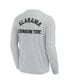 ფოტო #2 პროდუქტის Men's and Women's Gray Alabama Crimson Tide Super Soft Long Sleeve T-shirt