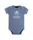 Baby Boys Organic Cotton Bodysuits, Sea Critters