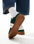 Фото #4 товара Polo Ralph Lauren Heritage Aera trainer with gumsole in green and white