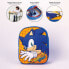 Фото #4 товара Школьный рюкзак 3D Sonic Оранжевый Синий 25 x 31 x 9 cm