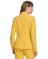 Фото #2 товара Women's Solid Single-Button Notched-Collar Blazer