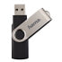 Hama Rotate 128GB USB 2.0 - 128 GB - USB Type-A - 2.0 - 6 MB/s - Swivel - Black,Silver