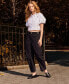 ფოტო #5 პროდუქტის Women's Haniel Barrel-Leg Utility Pants