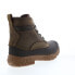 Фото #8 товара Wolverine Yake Lace 6" Insulated W880125 Mens Brown Leather Rain Boots 11