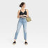 Фото #2 товара Women's High-Rise 90's Slim Jeans - Universal Thread Light Blue 4 Short