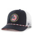 ფოტო #1 პროდუქტის Men's Navy, White Dallas Cowboys Union Patch Trucker Adjustable Hat