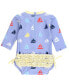 ფოტო #3 პროდუქტის Baby Girls Baby Long Sleeve One Piece Rash Guard