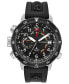 ფოტო #1 პროდუქტის Eco-Drive Men's Promaster Altichron Black Rubber Strap Watch 46mm