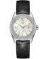 ფოტო #2 პროდუქტის Women's Swiss HyperChrome Classic Diamond (1/3 ct. t.w.) Stainless Steel & Leather Watch Set 35mm