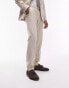 Topman skinny suit trousers in stone Серый, W34 Short - фото #4