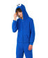 ფოტო #3 პროდუქტის Little Boys Cookie Monster Zip Up Onesie Outfit