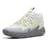 Фото #2 товара Puma Mb.03 Hills Lace Up Basketball Mens Grey Sneakers Athletic Shoes 37923501