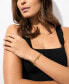 ფოტო #3 პროდუქტის 14K Gold-Plated Brass Double Bracelet Set