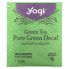 Yogi Tea, чистый зеленый чай, без кофеина, 16 чайных пакетиков, 31 г (1,09 унции)