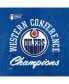 Women's Blue Edmonton Oilers 2024 Western Conference Champions Drive Tri-Blend T-Shirt Синий, M - фото #4