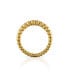 ფოტო #3 პროდუქტის Women's Phoenix 18K Gold-Plated Brass Dotted Ring