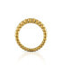 ფოტო #3 პროდუქტის Women's Phoenix 18K Gold-Plated Brass Dotted Ring