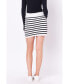 Фото #3 товара Women's Knit Striped Mini Skirt