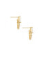 ფოტო #2 პროდუქტის Encircled 18K Gold Plated Earrings