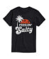 Hybrid Apparel Trendy Juniors Feelin Salty Graphic Tee Черный, L - фото #4