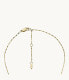 Fine Gold Plated Teardrop Mother of Pearl Necklace JF04248710