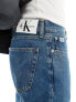 Calvin Klein Jeans authentic straight leg jeans in mid wash