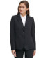 Фото #1 товара Women's Notched-Collar Double-Button Blazer