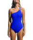 Фото #1 товара Women's Lace-Up Tummy Control One Piece Swimsuit