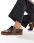 Steve Madden Emporia trainers in brown leopard print