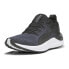 Фото #2 товара Puma Electrify Nitro 3 Knit Running Womens Black, Grey Sneakers Athletic Shoes