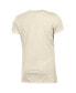 Women's Cream Distressed North Carolina Tar Heels Classic T-shirt