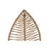 Wall mounted coat hanger Home ESPRIT Natural Jute Metal 12 x 4 x 26 cm