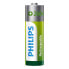 Фото #1 товара PHILIPS R6B4B260 Pack AA Rechargeable Batteries