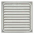 BRINOX Aluminum Adhesive Grid 15x15 cm Ventilation Grille