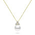 Timeless Gold Plated Genuine Pearl Jewelry Set SET228Y (Earrings, Necklace)