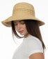 Фото #5 товара Women's Open Inset Band Straw Cloche Hat