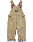 Фото #4 товара Baby Classic Plaid-Lined Canvas Overalls 3M