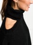 Фото #5 товара Edited cut-out knitted jumper in black