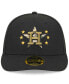 Фото #3 товара Бейсболка New Era Мужская черная Houston Astros 2024 Armed Forces Day Low Profile 59FIFTY Fitted Hat