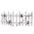 Фото #1 товара Новогоднее украшение Белый Разноцветный Деревянный Пластик забор 98 x 40 x 1,5 cm