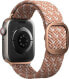Фото #2 товара Аксессуары для умных часов Uniq Pasek Aspen Apple Watch 40/41mm pleciony розовый/цитрусовый