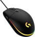 Фото #1 товара Logitech G G203 LIGHTSYNC Gaming Mouse - USB Type-A - 8000 DPI - 1 ms - Black