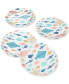 Фото #1 товара Fish Salad Plates, Set of 4, Created for Macy's