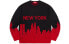 Supreme SS20 Week 1 New York Sweater 纽约城市夜景套头针织衫 男女同款 黑红色 送礼推荐 / Свитшот Supreme SS20 Week SUP-SS20-50