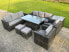 Rattan Gartenmöbel Set Sofa 10-Sitzer