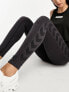 Hummel seamless leggings with ruch back in black