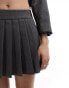 Фото #4 товара Mango pleated co-ord skirt in grey