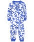 Фото #1 товара Toddler 1-Piece Ocean Print 100% Snug Fit Cotton Footless Pajamas 3T